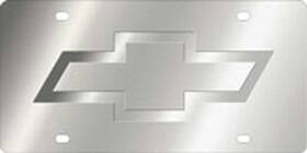 Eu1031b Eurosport Daytona 3d Stainless Style-tags License Plate With Mirror Bow Tie