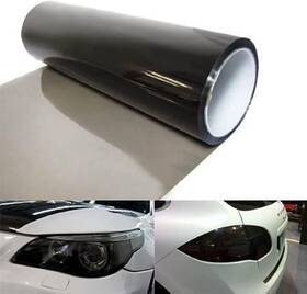4-st-f001-12-gm3 F & B Led Lights 12 By 48 Inches Self Adhesive Headlight Tail X Light Black