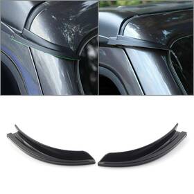Flashbuyeasy 422110406754 2pcs Water Rain Gutter Extension Trim For Jeep Wrangler Jl 2018 - 2021 Car Auto