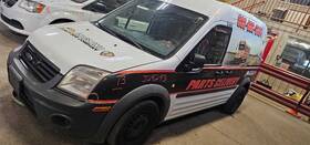 120-00399bl Ford Driver Left Front Door Assembly Decals Fits 10-13 Transit Connect 1165648