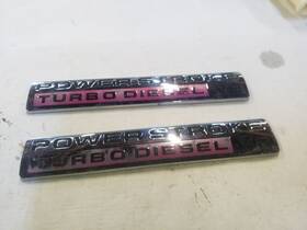 127.fd8m06 Ford Power Stroke Turbo Diesel V8 Door Emblem 05 06 07 08 09 10 F250 F350 F450