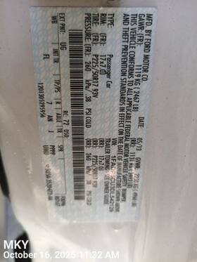 129.fd1d16 Ford C-max 2016 Door Handle Exterior 7866239