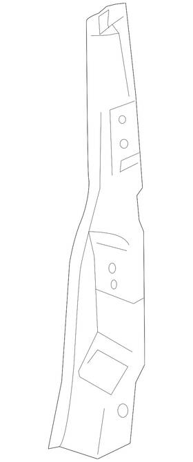 2t1z-6124382-a Ford Genuine Inner Center Pillar