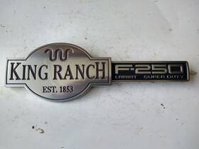 3c34-16b115-ba Ford 2003-2007 F250 King Ranch Emblem Left Side