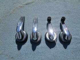 45456sd7 Ford Original 1953 54 55 56 F100 Pickup Chrome Interior Door Handle Set
