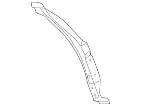 Ford 6l2z-7845114-a Genuine Quarter Panel Gutter