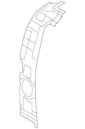 7c3z-2540477-a Ford Genuine Inner Pillar