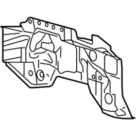 9l3z-1501588-c Ford Genuine Engine Compartment Insulation