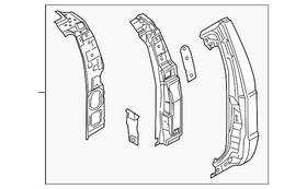 Bc3z-25280a58-a Ford Genuine Corner Panel