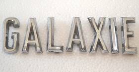 C2az-6240282-a Ford 1962-1963 Galaxie Deck Lid Trunk Letter Set Inch With Mounting Pins Oem