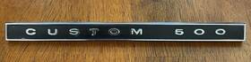 C5ab-6204460-a Ford Fomoco Galaxy Custom 500 Glove Box Emblem