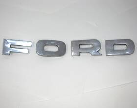C5tb-8a342 Ford 1965 66 F-100 Hood Letters Chrome Original Oem A B C D Set