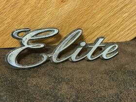 D50b-16702-aa Ford Oem Elite Emblem Metal Script Badge # Used With Pins