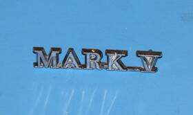 D7lb-6542550-aa Ford 1977-79 Lincoln Mark V Oem Script Trunk Emblem