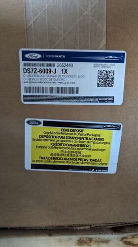 Ds7z-6009-j Ford Cylinder Assembly Short Block -
