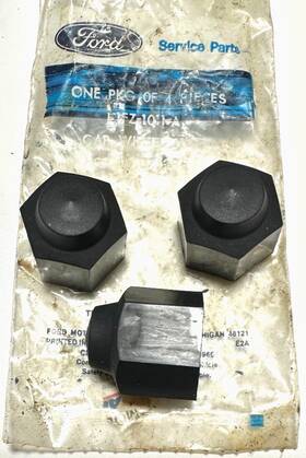 E1fz-1011-a Ford E1fz1011a 3 Genuine Lug Nut Caps / Covers Nos