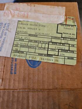 Eozz-6120001-be Ford Nos Stripe Kit