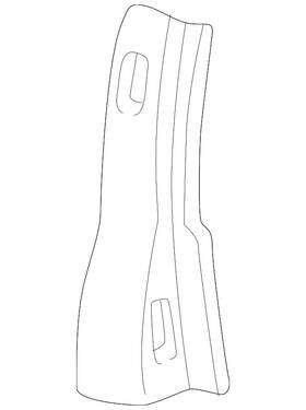 F57z-9824387-a Ford Genuine Pillar Reinforced