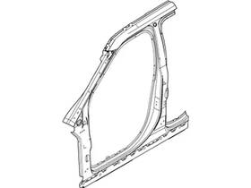 Fb5z-78211a10-b Ford Genuine Aperture Panel