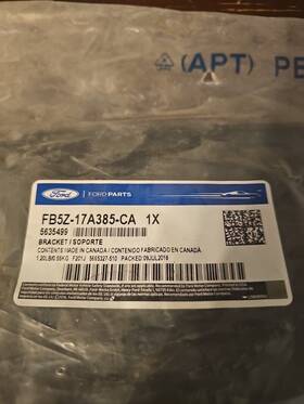 Fb5z17a385ba Ford Oem New Front License Plate Bracket Mount Holder 16-17 Explorer