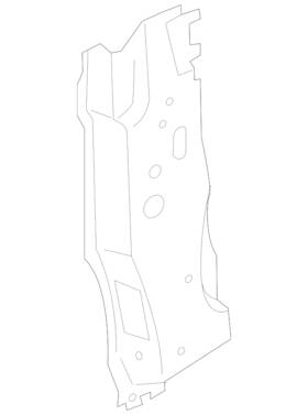 Fl3z-1502542-c Ford Genuine Reinforcement A Pillar