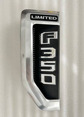 Jc3b-235000a73-gcw Ford Oem 2017-2022 F-350 Super Duty Limited Fender Emblem Lh