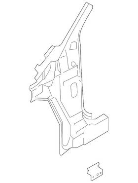 Lj7z-78025a00-a Ford Genuine Hinge Pillar
