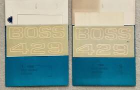 C9zz-16228-d Ford Motor Co. Nos Boss 429 Mustang White Fender Decal Transfers. Last Pair