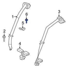 W708745s439 Ford Oe For Edge 2007-2014 Front Suspension Crossmember Bolt