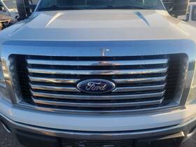 104-02171g Ford Truck Grille Upper Hood Mounted Chrome Surround Fits 10-12 F150 Pickup 748425