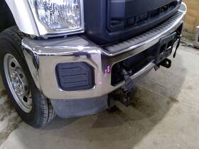 105-00524b Ford Truck Local Pickup Only Front Bumper Chrome Fits 11-16 F250sd 941110