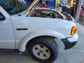 110-02518br Ford Truck Local Pickup Only Passenger Right Fender With Wheel Lip Moulding Fits 04-05 Ra