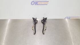118.fd8k03 Ford Truck 03 F150 Harley Davidson Hood Hinge Set Pair Black