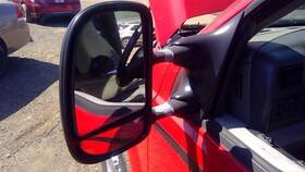 128-00623l Ford Truck Driver Side View Mirror Power Dual Arms Fits 00-01 F250sd Pickup 85191