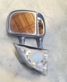 128-00626br Ford Truck Passenger Side View Tow Mirror Manual Fits 2002-2007 F250 F350