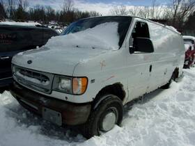 128-00700l Ford Truck Driver Side View Mirror Manual Gooseneck Fits 92-06 E150 Van 852593
