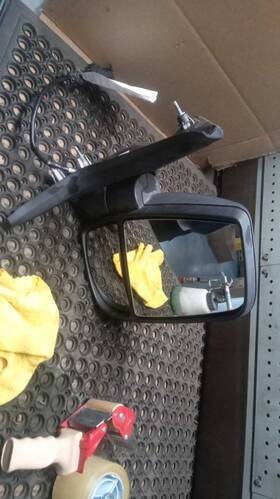 128-04541r Ford Truck Passenger Side View Mirror Manual Medium Roof Fits 15-19 Transit 150 574002