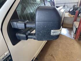 128-05024l Ford Truck Driver Side View Mirror Power Dual Arms Fits 17-20 F250sd Pickup 1372233