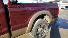 155-01097c Ford Truck Pickup Box 6ft 9 Inch Bed Assembly 2011 F250 Super Duty Lariat Maroon Short