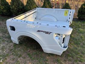 155-10083a Ford Truck 2021 2022 2023 2024 F150 Bed Assmebly Pick Up Box 5ft6 Inch With Inverter White