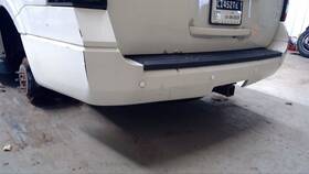 190-00501a Ford Truck Rear Bumper Smooth Painted 119 Inch Wb Fits 07-10 Expedition 1560399