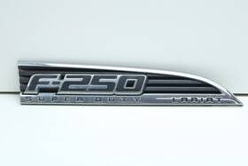 Cc3z-16720-fa Ford Truck 199.fd8m11 2011-2016 F250 Sd Lariat Fr Rh Side Fender Chrome Emblem Bc34-2500a72 Oem