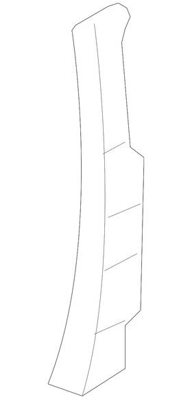 Ys4z-7424301-sa Ford Genuine Inner Pillar
