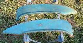 Fws-60 Foxcraft Pair 1960 Ford Fairlane Galaxy Starliner Edsel Metal Fender Skirts
