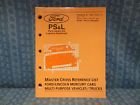 Fps-7425-11 04-03 Ford Lincoln Mercury Truck Master Cross Reference List Manual Vol