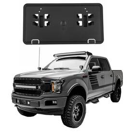 Jl3z-17a385-aa Geartronics For 2018-20 Ford F150 Front Bumper License Plate Mounting Bracket Dvaqolhgltpdoy