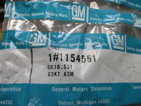 1154551 General Motors Nos Gm Outer Door Handle Gasket #1154551 1 Package Nova #4
