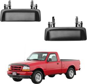 7822405 Gledewen 1022404 90691 All Metal Exterior Door Handle Set Compatible With 1998-2011 Media Black