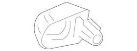 13599547 Gm Genuine Rear Side Door Lock Cylinder Cap