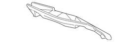 15102221 Gm Genuine Driver Side Plenum Lower Panel